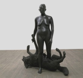 "Rapture" by Kiki Smith, Bronze 2001