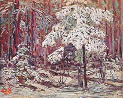tom-thompson-Snow-in-the-Woods